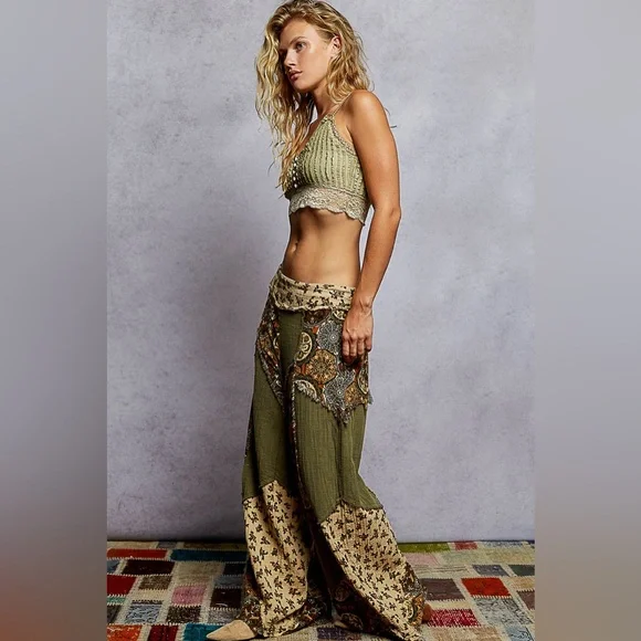 POL pants in Olive and Beige - Picture 5 of 5